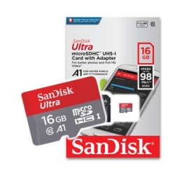 Atminties kortelė SanDisk Ultra microSDHC 16 GB C10